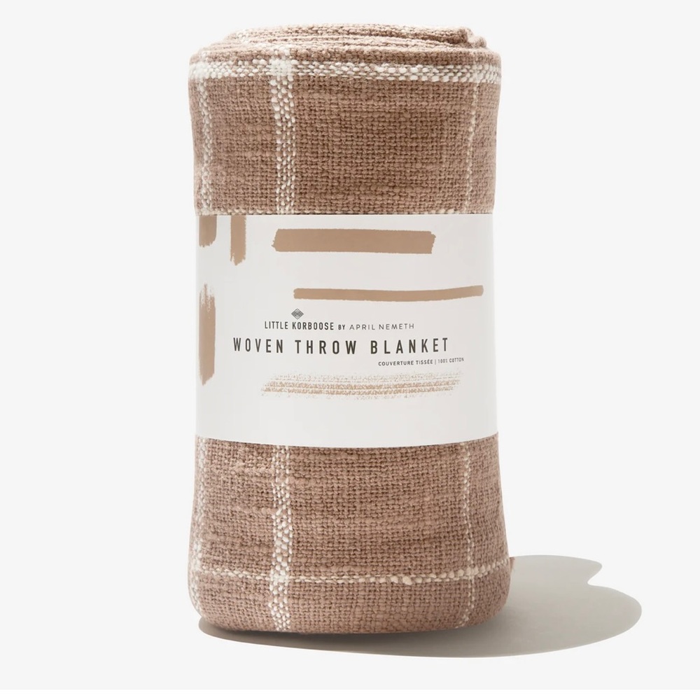 Woven Throw Blanket 60x50